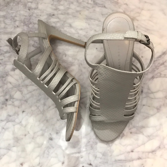 LC Lauren Conrad Shoes - Lauren Conrad // Grey Heels